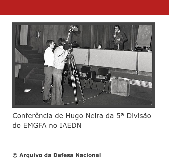 Conferência de Hugo Neira da 5ª Divisão do EMGFA no IAEDN