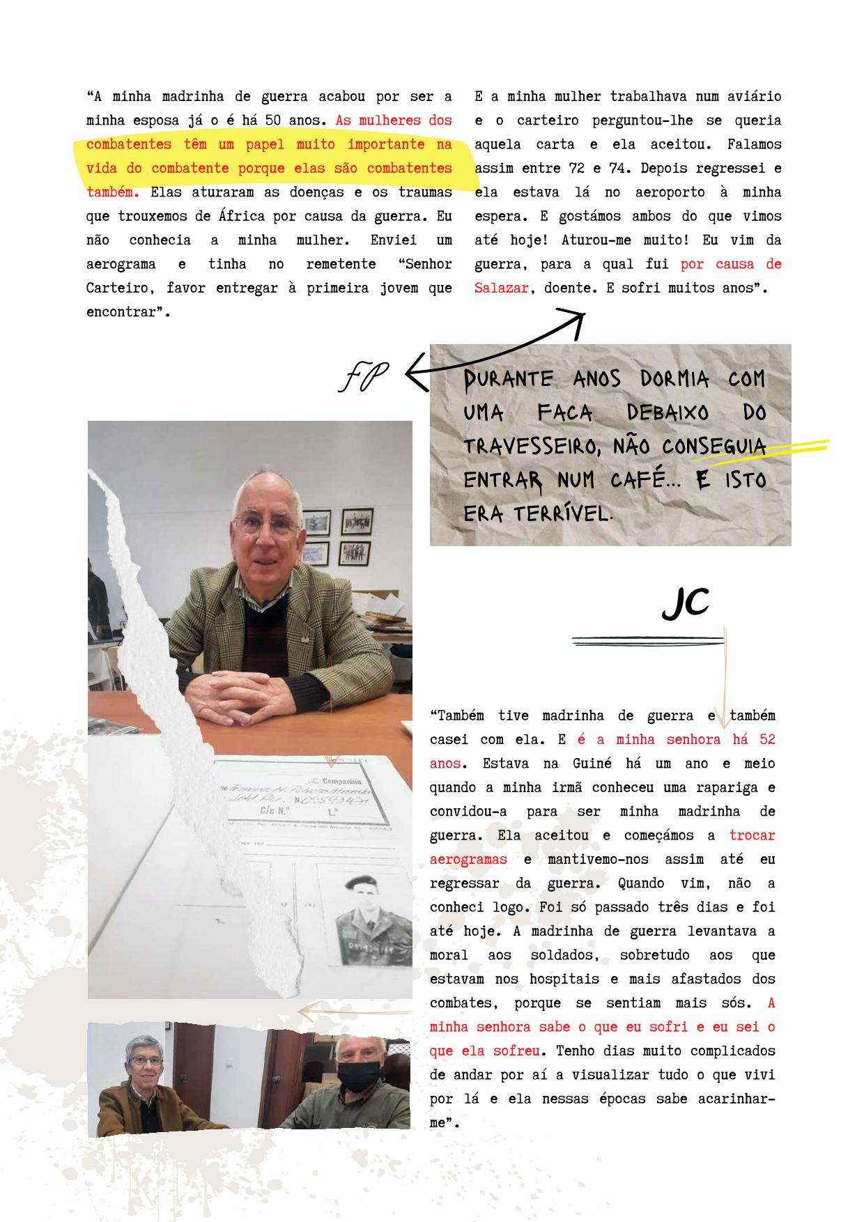 Página da revista AMORA MAGAZINE. Artigo Memórias de Abril disponível em pdf no final da página