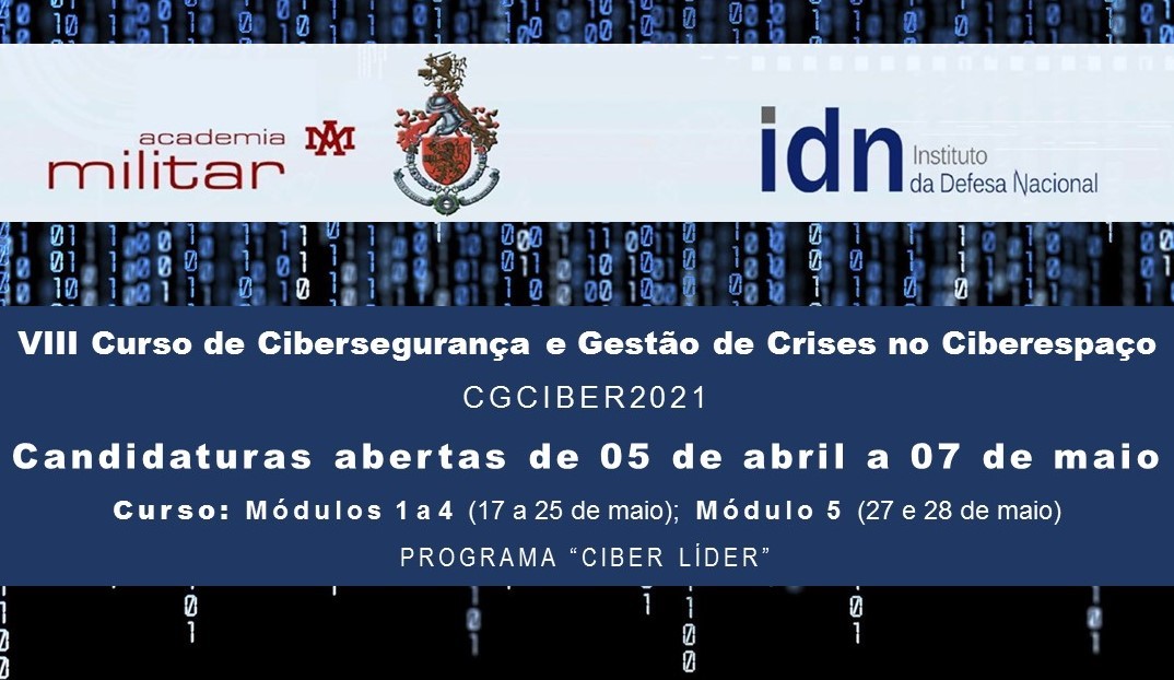 Curso de Cibersegurança e Gestão de Crises no Ciberespaço