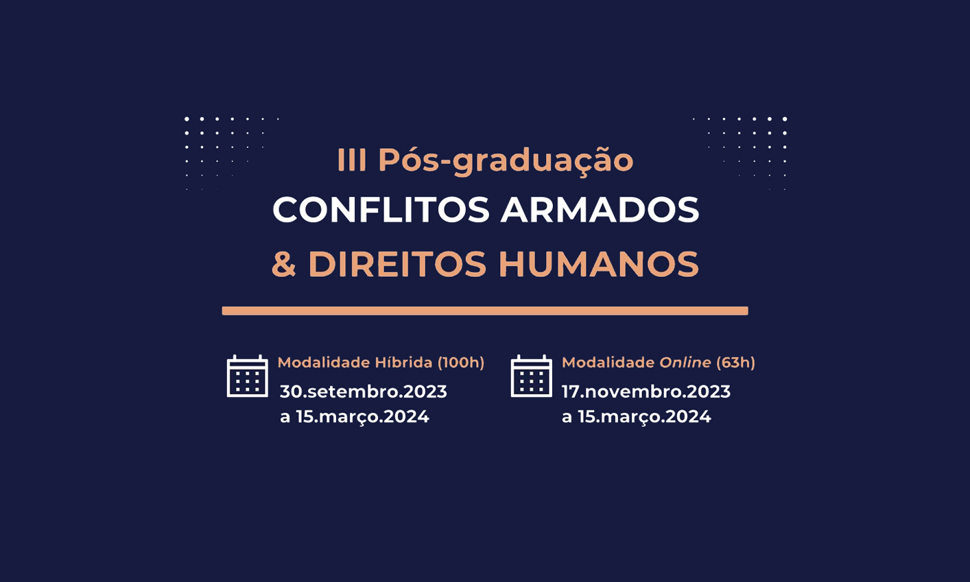 III Pós-graduação em Conflitos Armados e Direitos Humanos