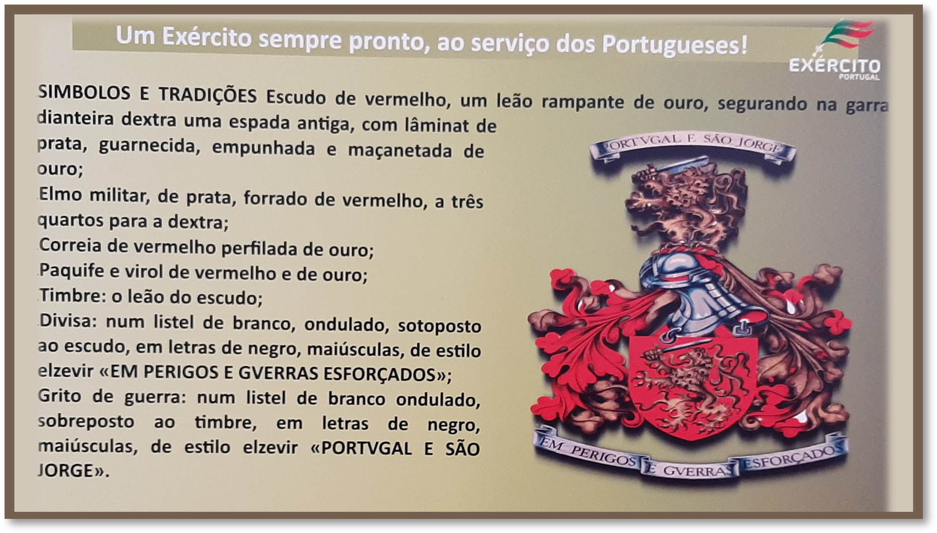 Exposição Temporária: Um Exército Sempre Pronto, ao serviço dos portugueses!