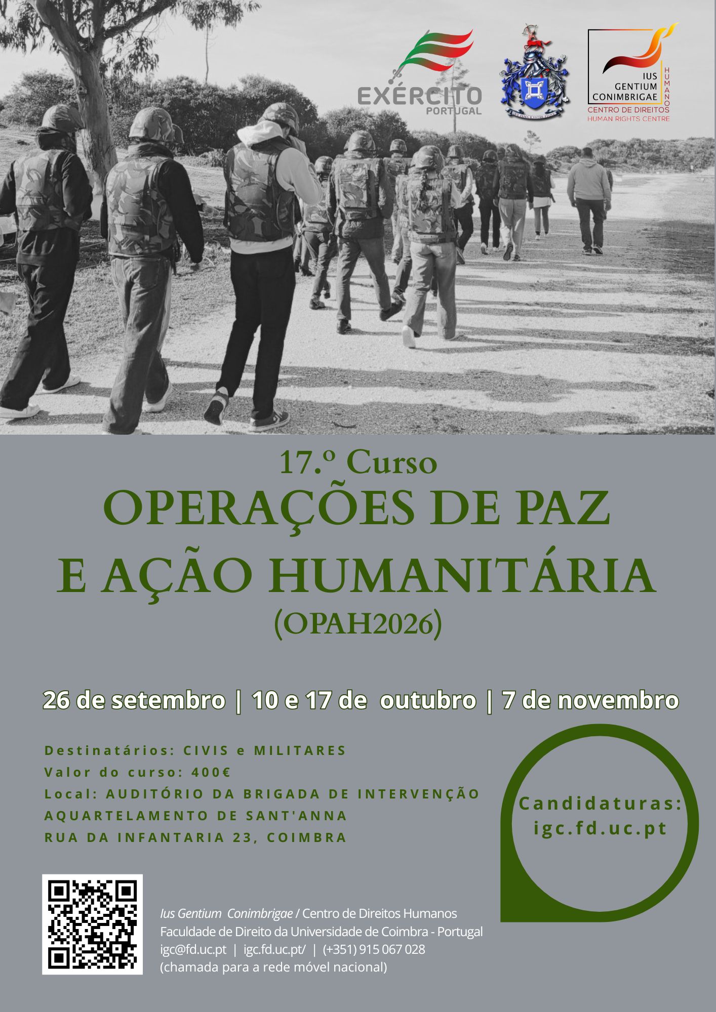 17.º Curso de Operações de Paz e Ação Humanitária