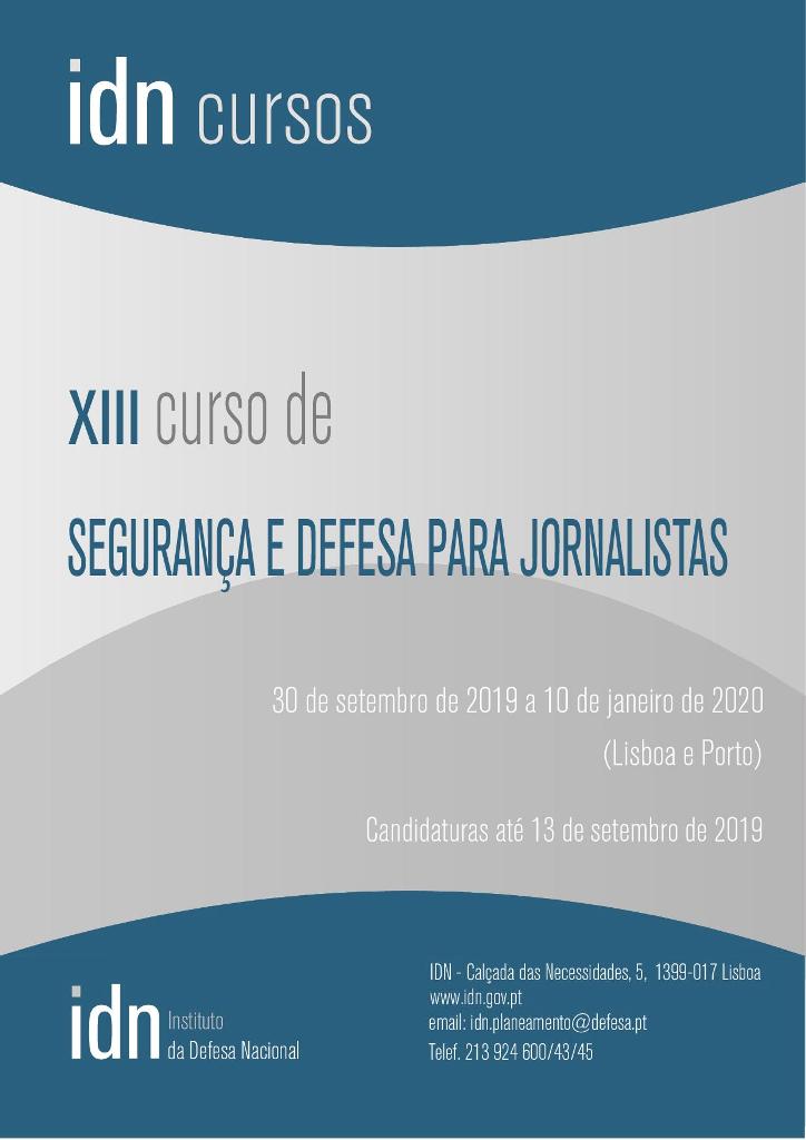 Curso de Segurança e Defesa para Jornalistas