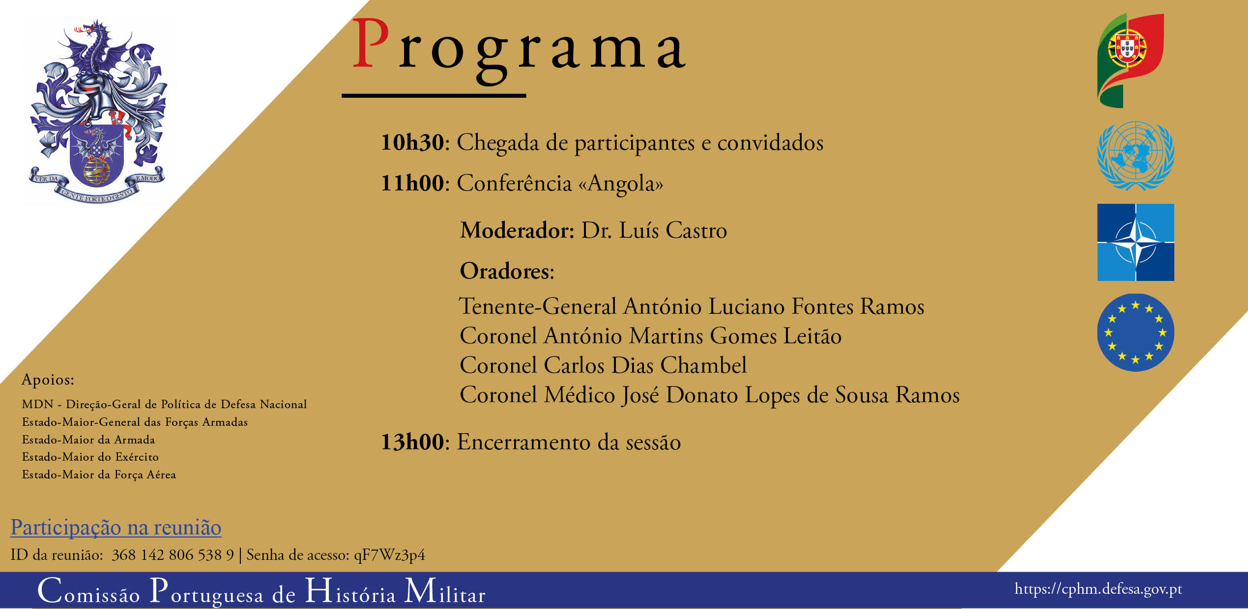 Imagem do programa da sessão