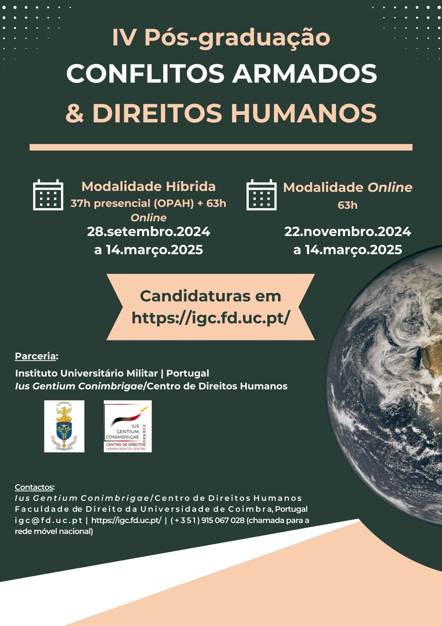 Pós-graduação em Conflitos Armados e Direitos Humanos