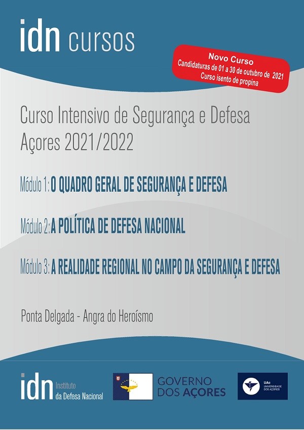 Sétima edição do Curso Intensivo de Segurança e Defesa (CISEDE) na Região Autónoma dos Açores