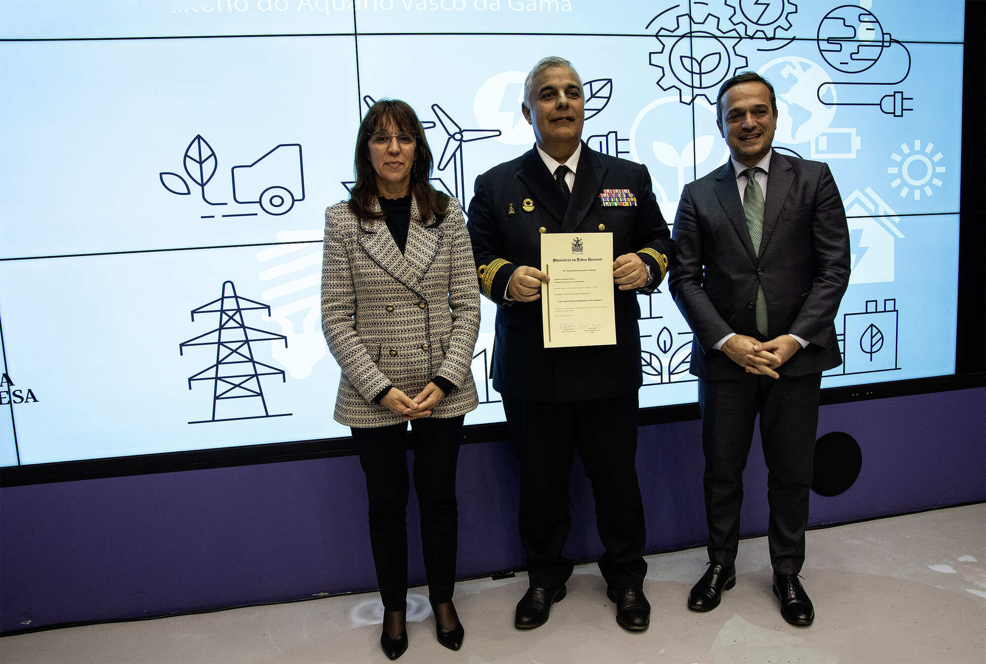Cerimônia de entrega do prémio Defesa Nacional e ambiente