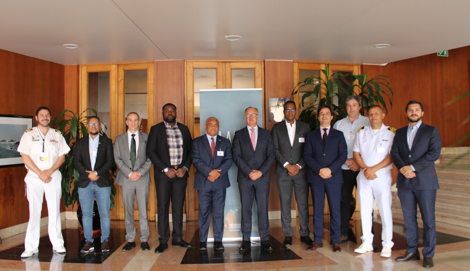Imagem Atlantic Centre com o Grupo de Trabalho VBSS em Lisboa