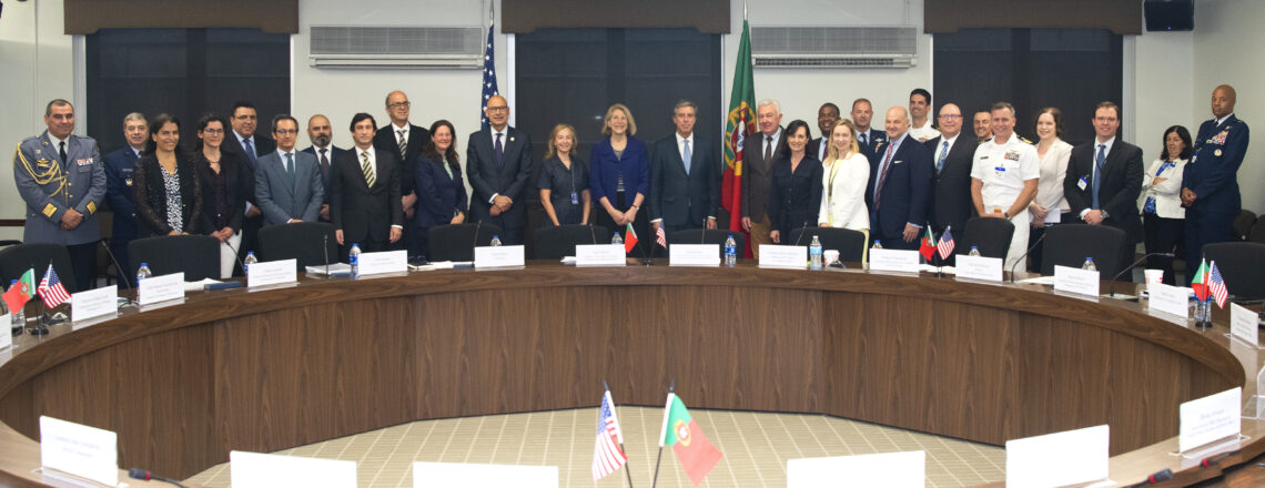Imagem da 47.ª reunião da Comissão Bilateral Permanente EUA-Portugal​​​​​​