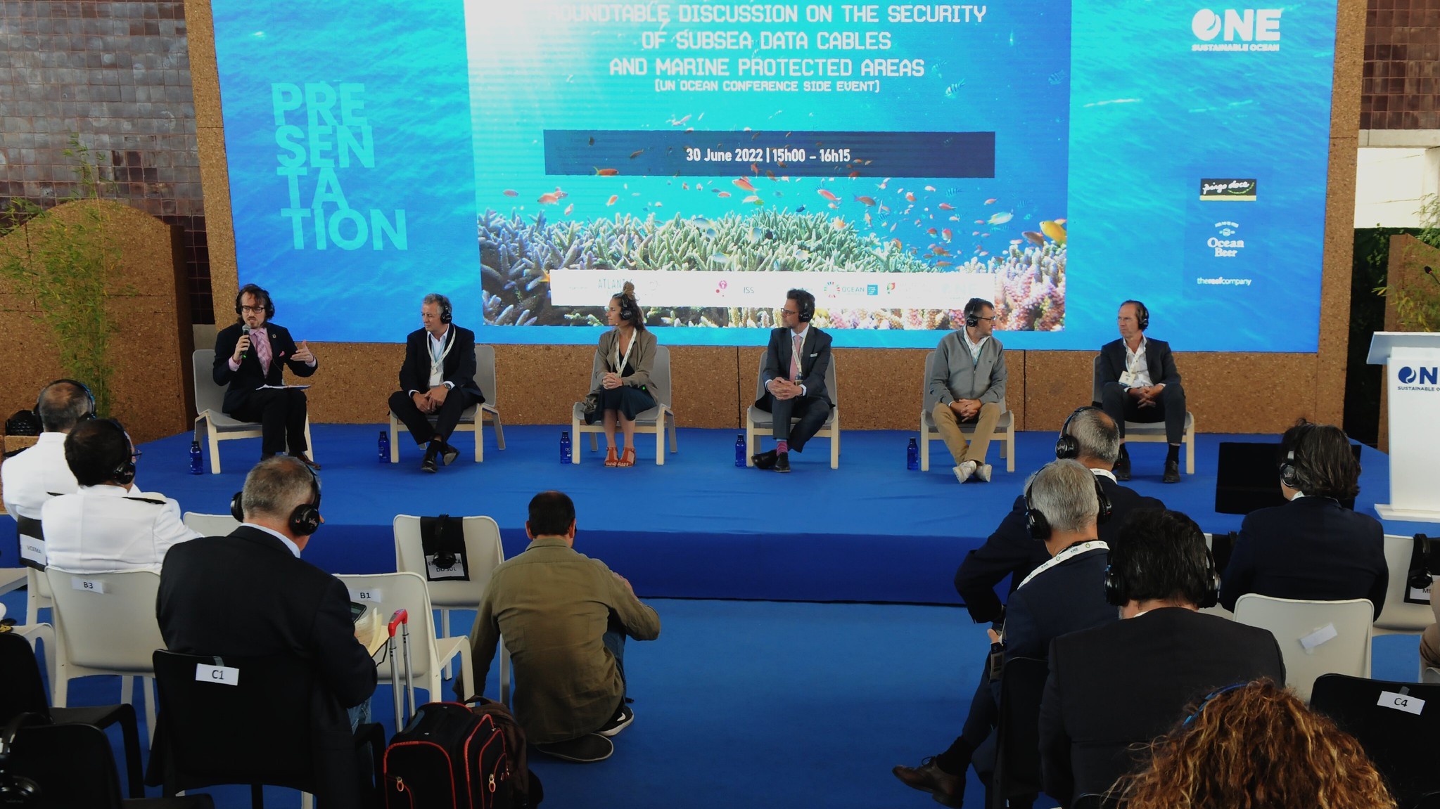 Imagem do ​​​workshop sobre segurança de cabos de dados submarinos​​​