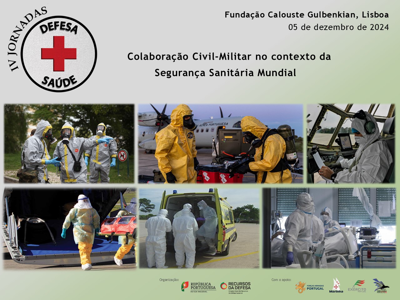 IV Jornadas Defesa + Saúde: Colaboração Civil-Militar no Contexto da Segurança Sanitária Mundial