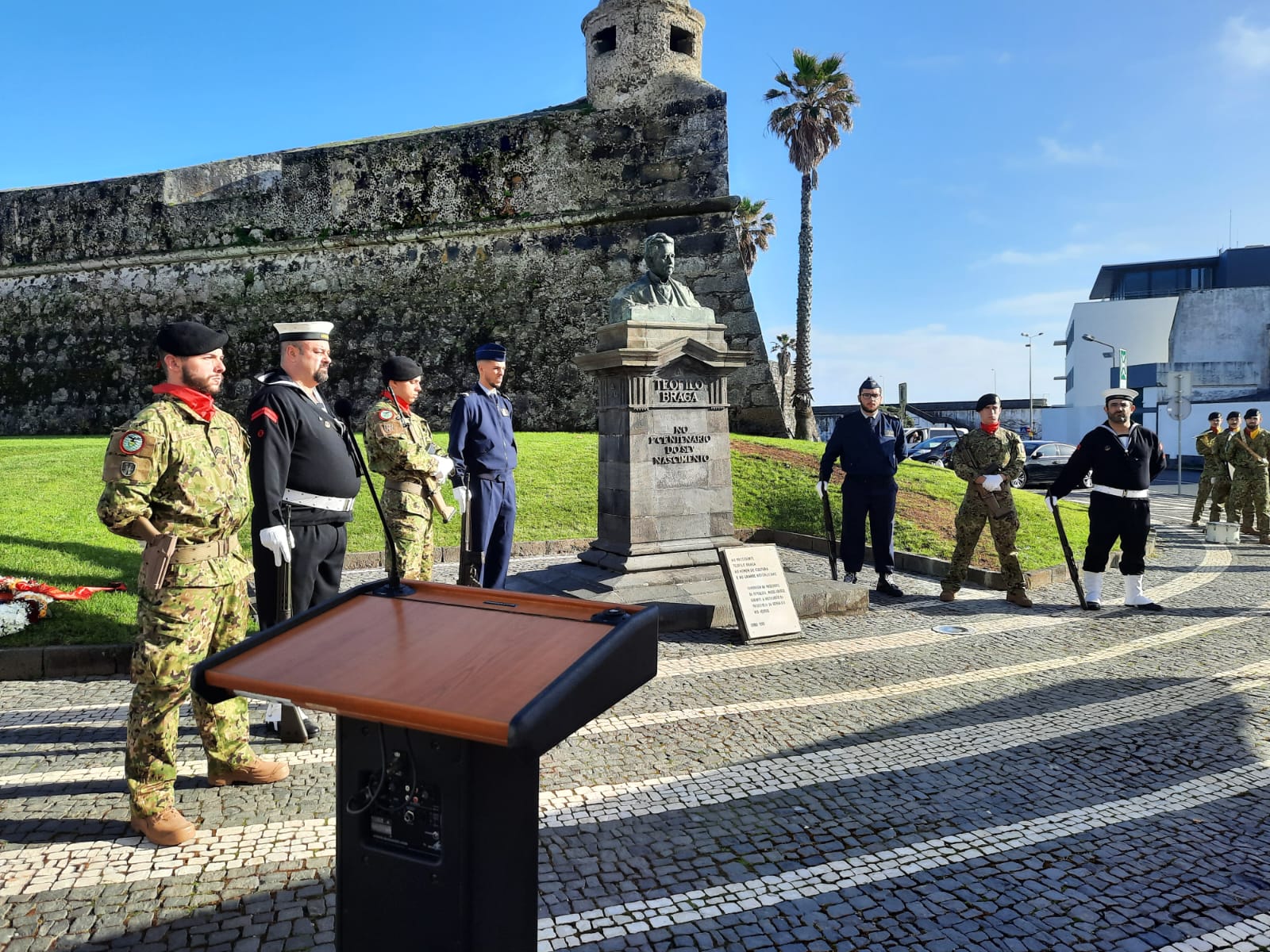 Cerimónia Evocativa do Centenário da Morte de Teófilo Braga