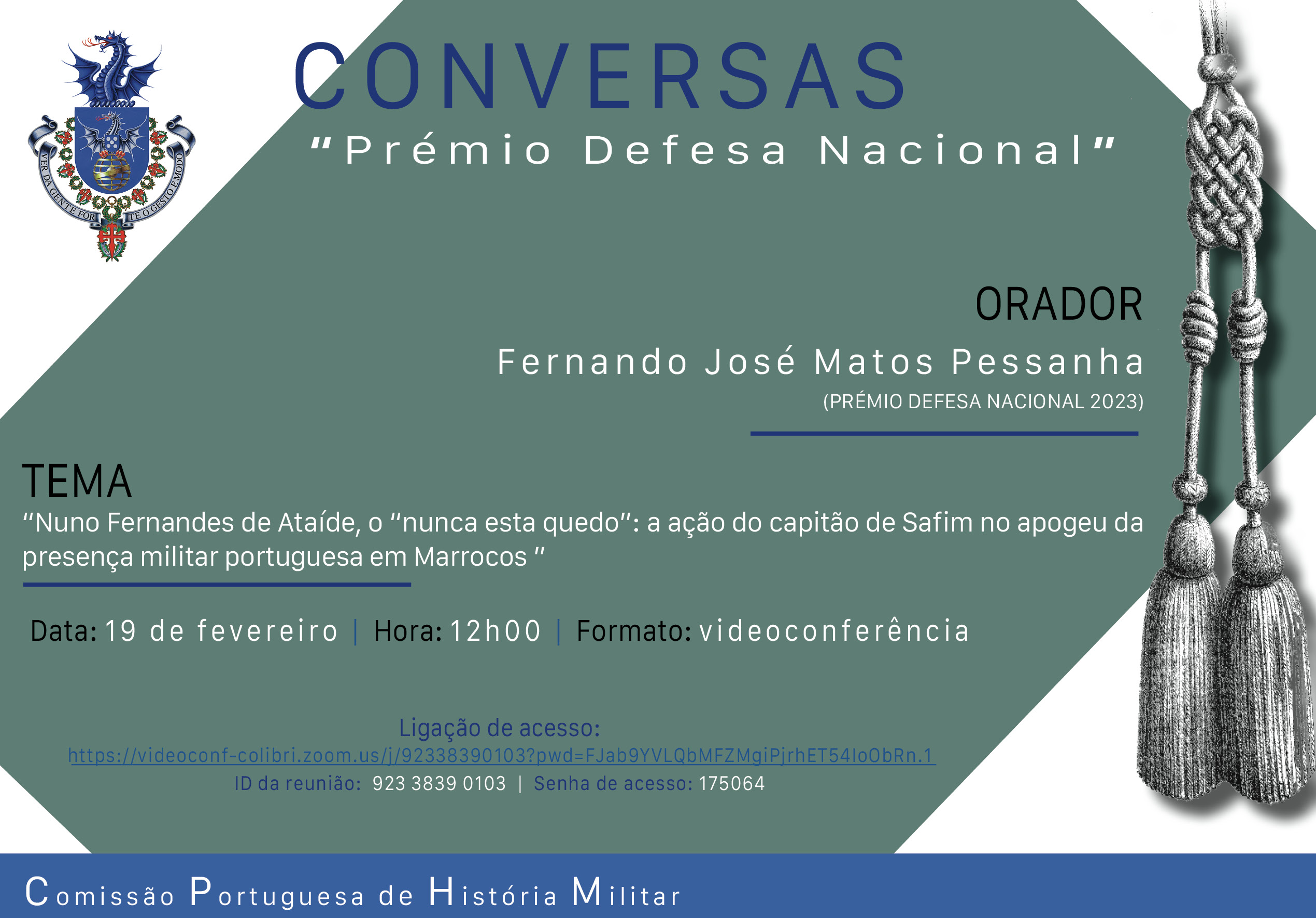 Cartaz Conversas PDN - Jorge Silva Rocha