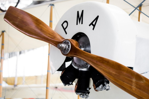 7- Fotografia de Réplica do Caudron G.III em exposição em Sintra.png