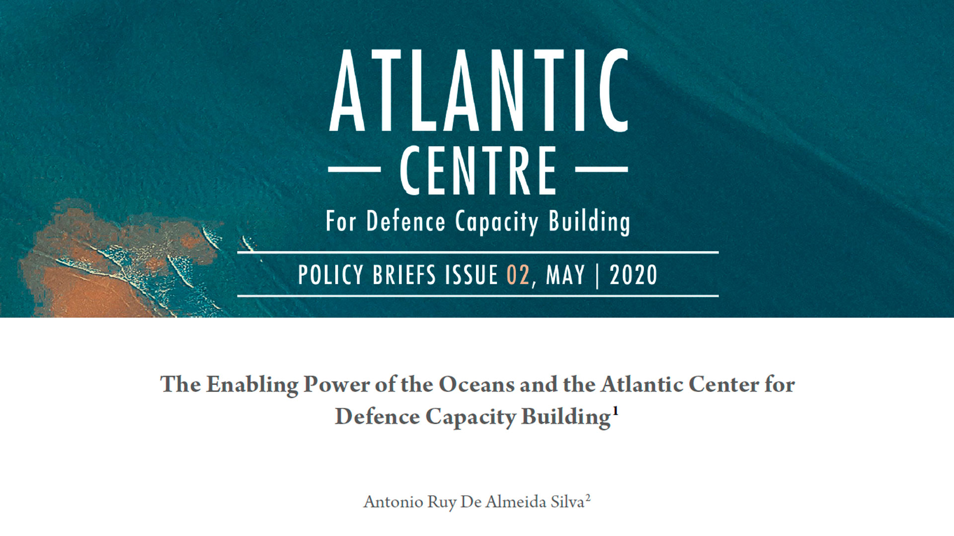 Policy Brief 02, de maio de 2020, de Antonio Rui de Almeida Silva