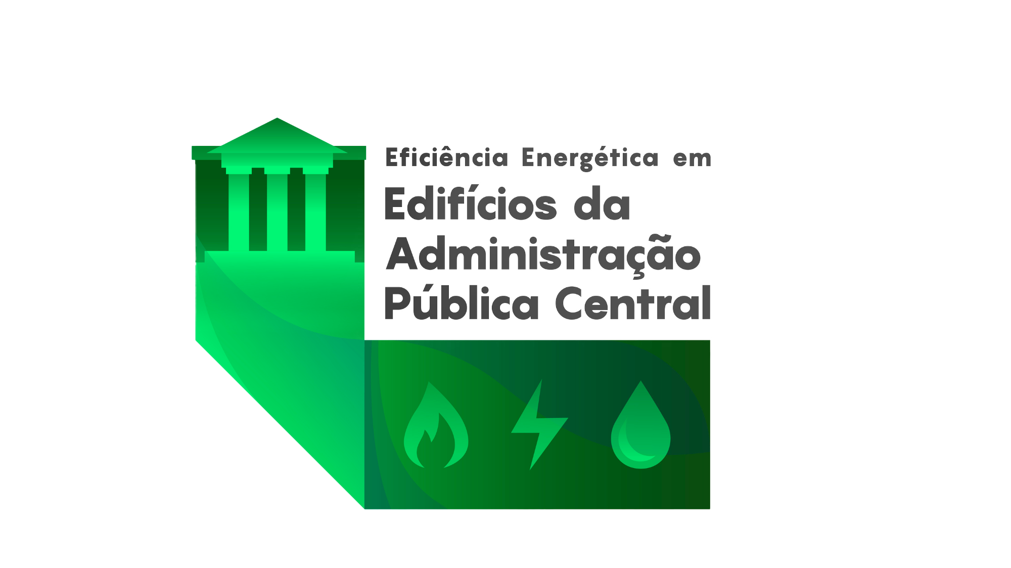 Logotipo Fundo Ambiental, Eficiência Energética em Edifícios da Administração Pública Central