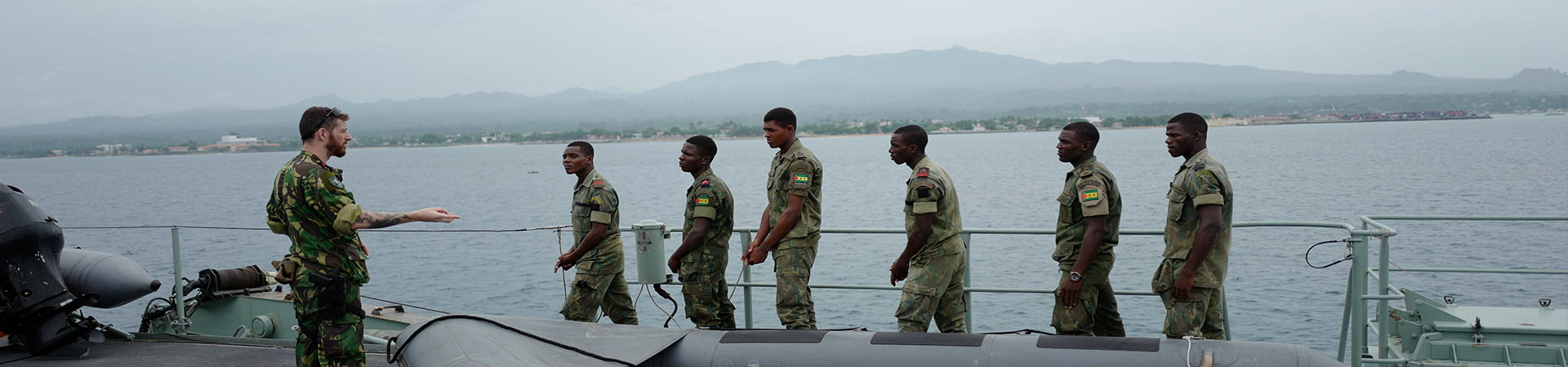 Imagem de Militares em Instrução num navio