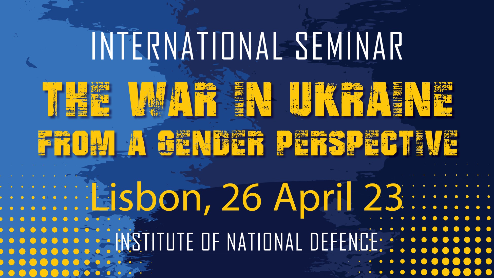 Seminário Internacional "The war in Ukraine from a gender prespective"