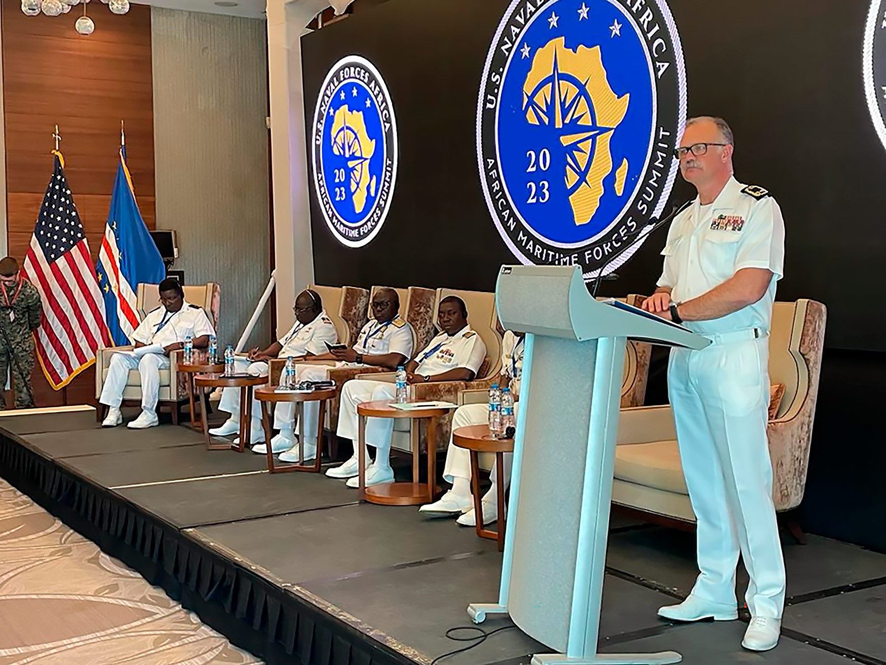 Imagem da parceria na organização do African Maritime Forces Summit